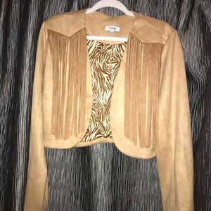 FATE Fringe Suede Jacket